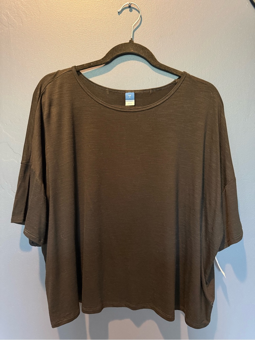 Relaxed Boxy Short Sleeve Tee w/Drop Shoulders